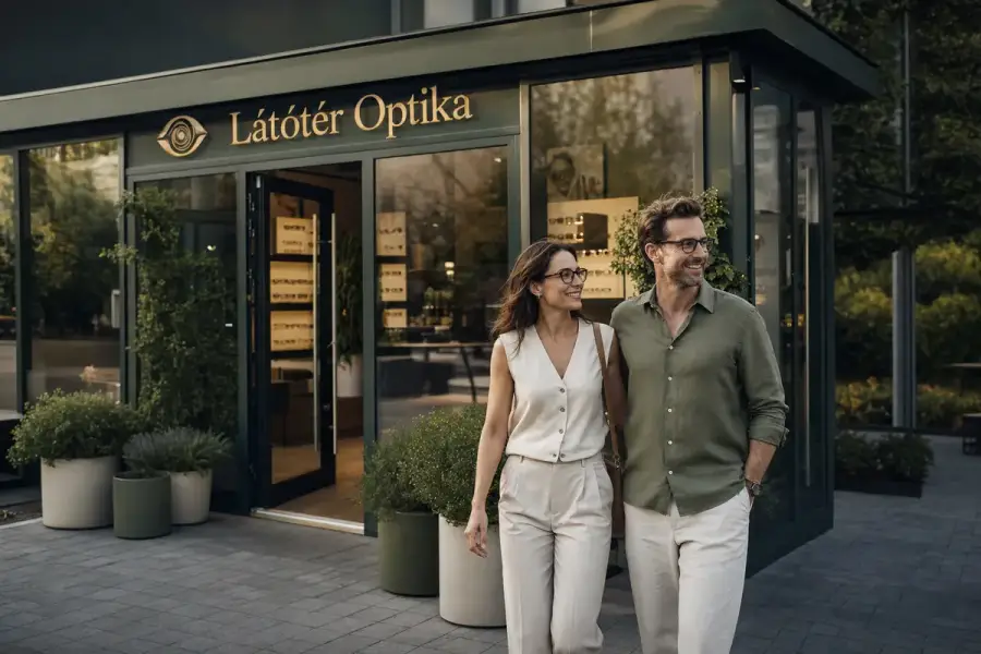 A Látótér Optika üzlete